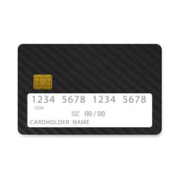 Thumbnail for Επικάλυψη Τραπεζικής Κάρτας σε σχέδιο Carbon Black σε λευκό φόντο