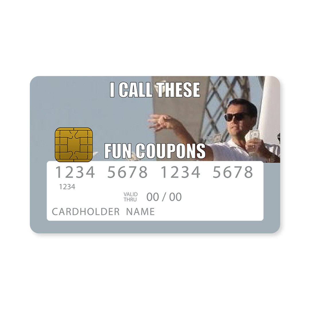 Fun Coupons Funny - Επικάλυψη Κάρτας