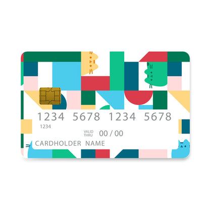 Cat Shapes - Επικάλυψη Κάρτας