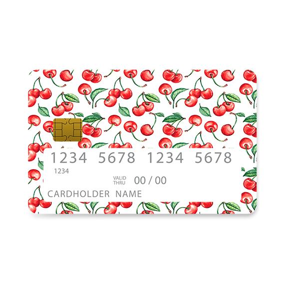 Bank Card Skin with  Cherry Summer design