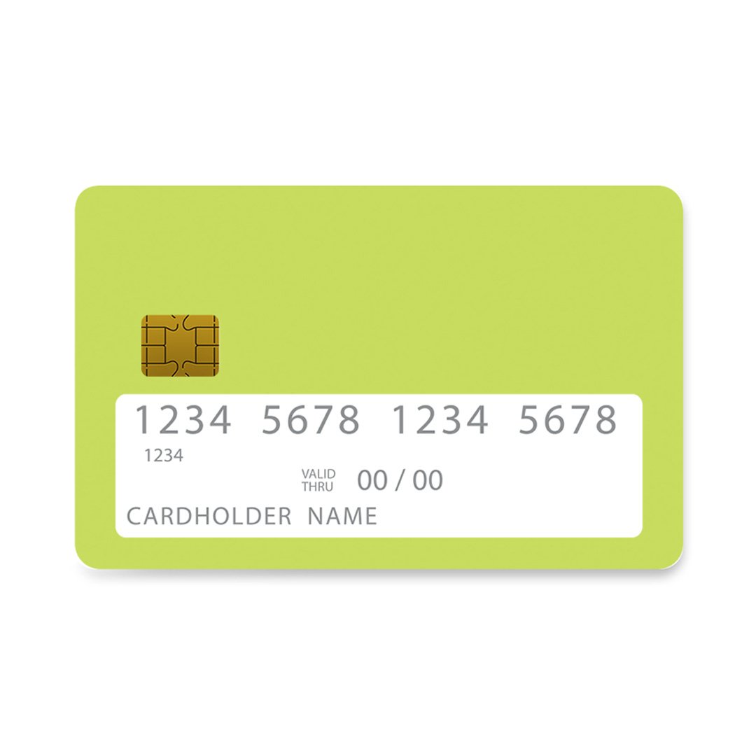 Επικάλυψη Τραπεζικής Κάρτας σε σχέδιο Color Slimey σε λευκό φόντο