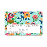 Thumbnail for Bank Card Skin with  Colorful Floral design
