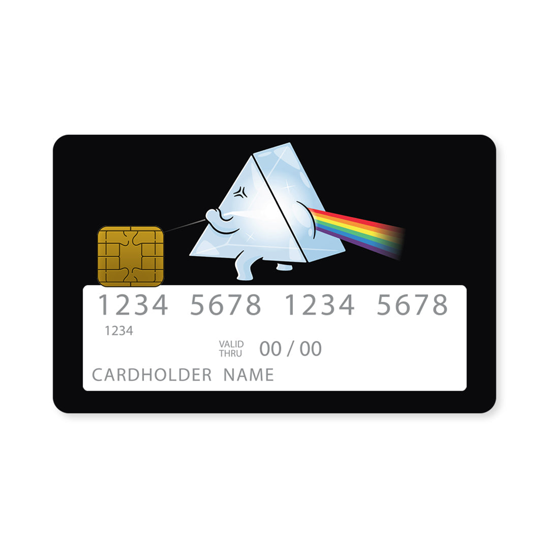 Επικάλυψη Τραπεζικής Κάρτας σε σχέδιο Fart Side σε λευκό φόντο
