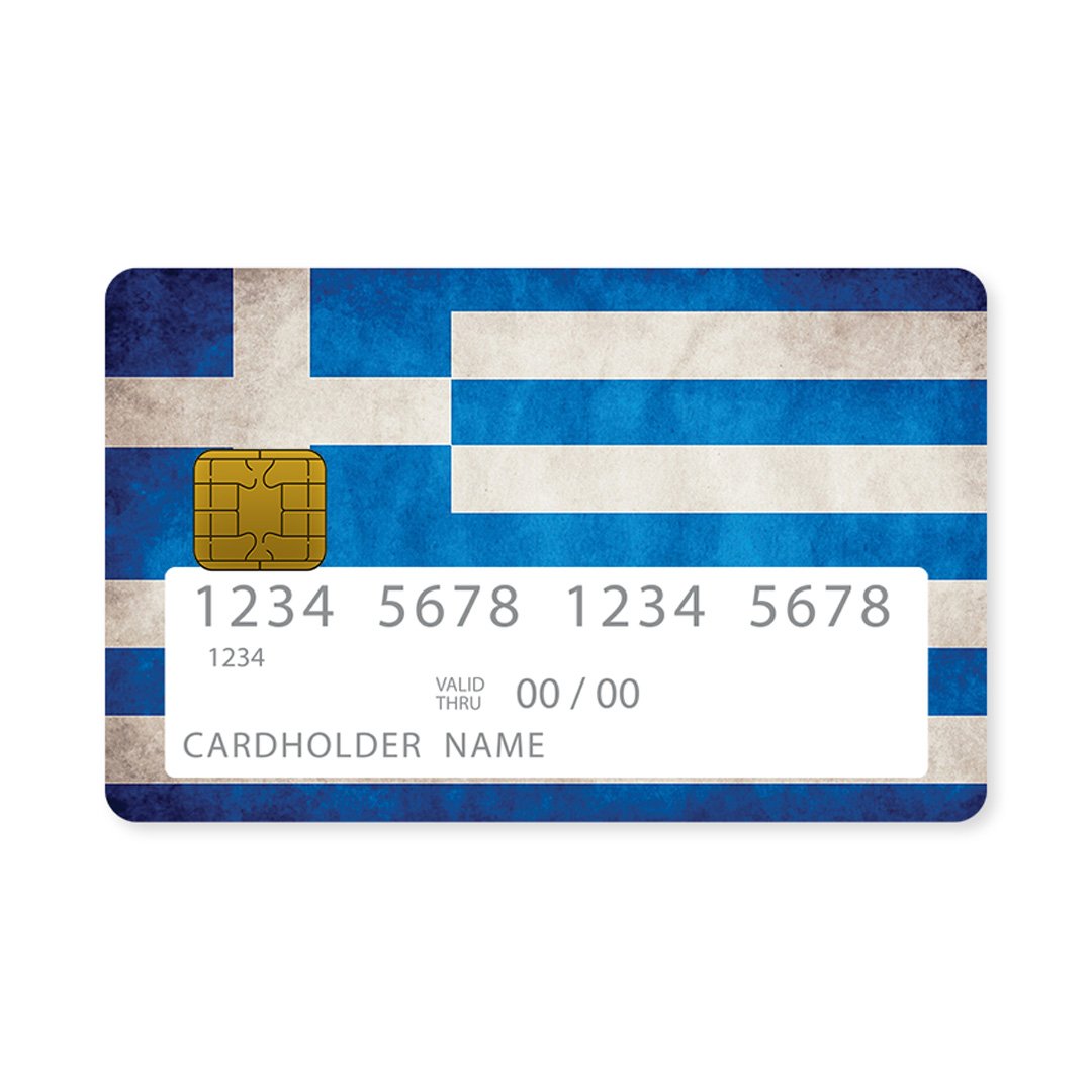 Greek Flag - Επικάλυψη Κάρτας