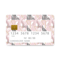 Thumbnail for Επικάλυψη Τραπεζικής Κάρτας σε σχέδιο Tulips Flower σε λευκό φόντο