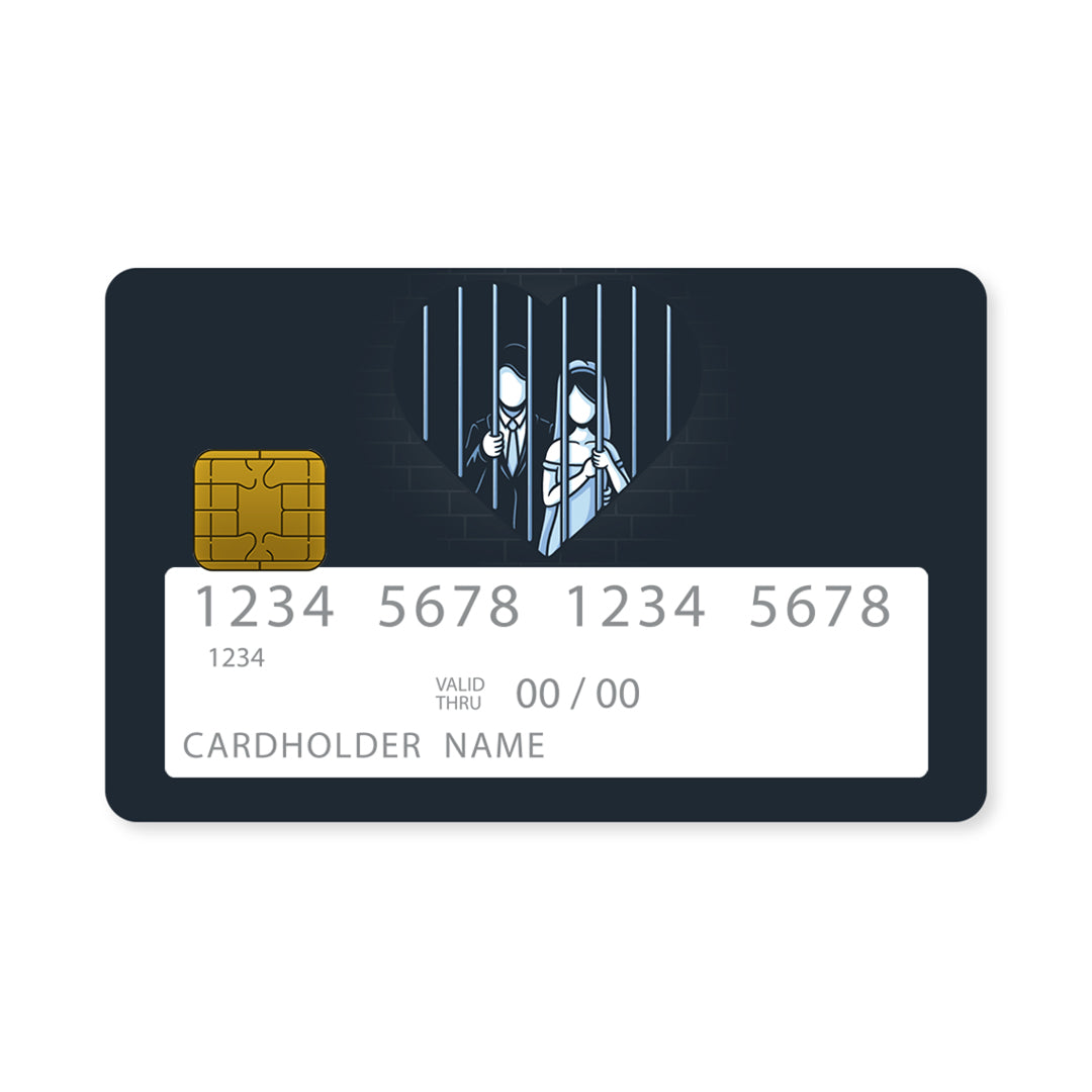 Επικάλυψη Τραπεζικής Κάρτας σε σχέδιο Forever σε λευκό φόντο