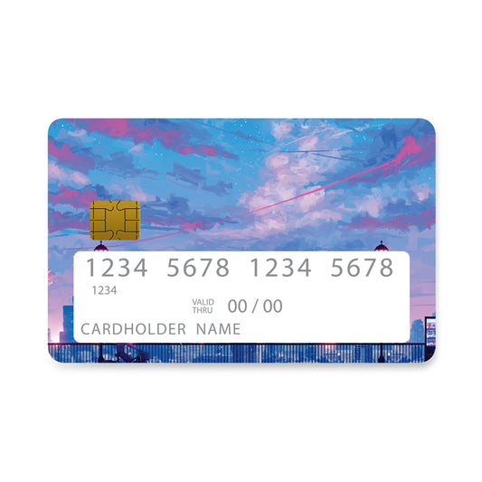 Επικάλυψη Τραπεζικής Κάρτας σε σχέδιο Go Home σε λευκό φόντο