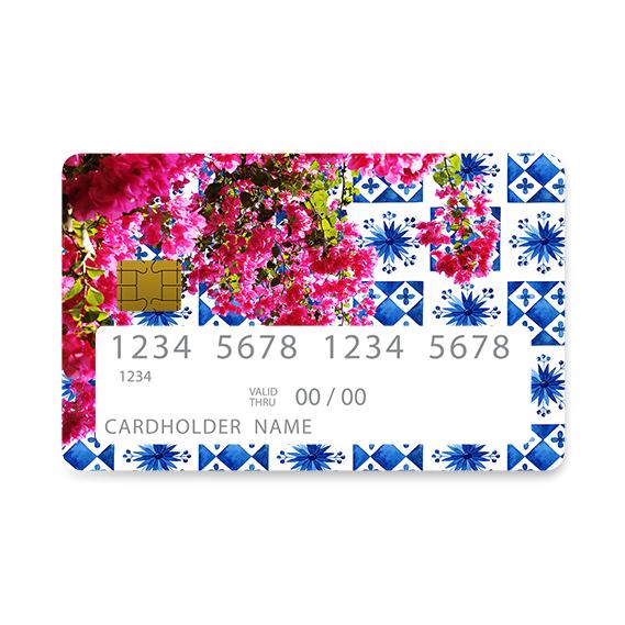 Bank Card Skin with  Greek Island design