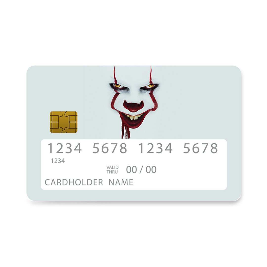 Επικάλυψη Τραπεζικής Κάρτας σε σχέδιο ET Halloween σε λευκό φόντο