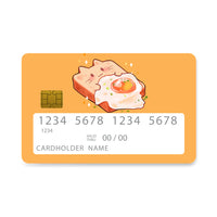 Thumbnail for Επικάλυψη Τραπεζικής Κάρτας σε σχέδιο Lazy Toast σε λευκό φόντο