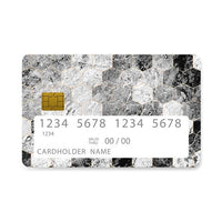 Thumbnail for Bank Card Skin with  Marble Hexagon Black design