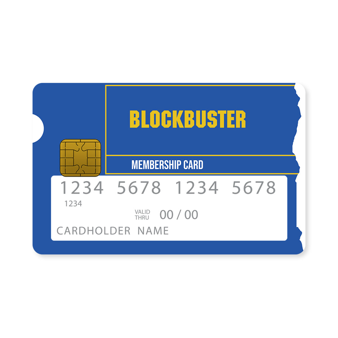 Επικάλυψη Τραπεζικής Κάρτας σε σχέδιο Membership Card σε λευκό φόντο