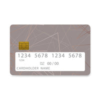 Thumbnail for Επικάλυψη Τραπεζικής Κάρτας σε σχέδιο Prestige Minimal σε λευκό φόντο