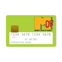 Thumbnail for Επικάλυψη Τραπεζικής Κάρτας σε σχέδιο Money Over σε λευκό φόντο