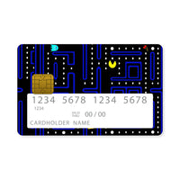 Thumbnail for Επικάλυψη Τραπεζικής Κάρτας σε σχέδιο Pac Man σε λευκό φόντο