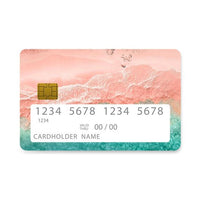 Thumbnail for Bank Card Skin with  Pink Beach design