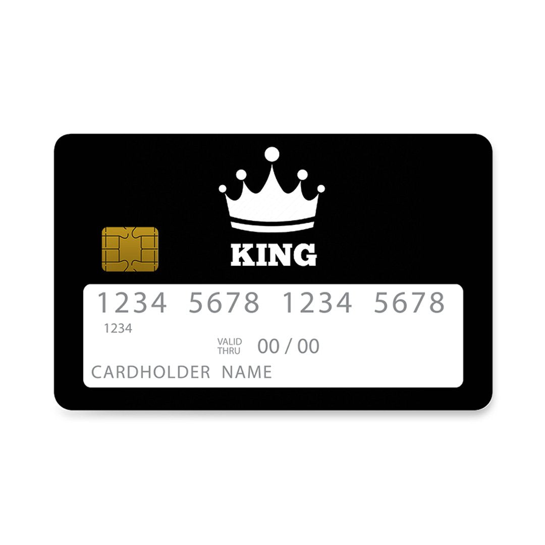 Επικάλυψη Τραπεζικής Κάρτας σε σχέδιο King Valentine σε λευκό φόντο