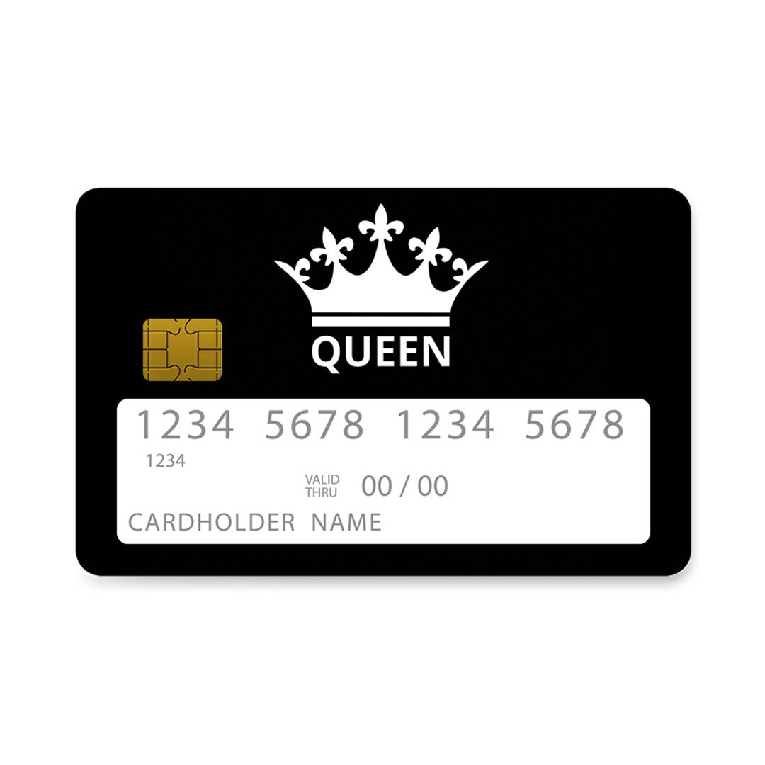 Επικάλυψη Τραπεζικής Κάρτας σε σχέδιο Valentine Queen σε λευκό φόντο