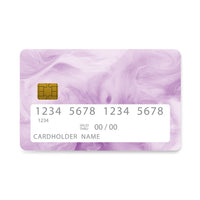 Thumbnail for Επικάλυψη Τραπεζικής Κάρτας σε σχέδιο Lavender Watercolor σε λευκό φόντο