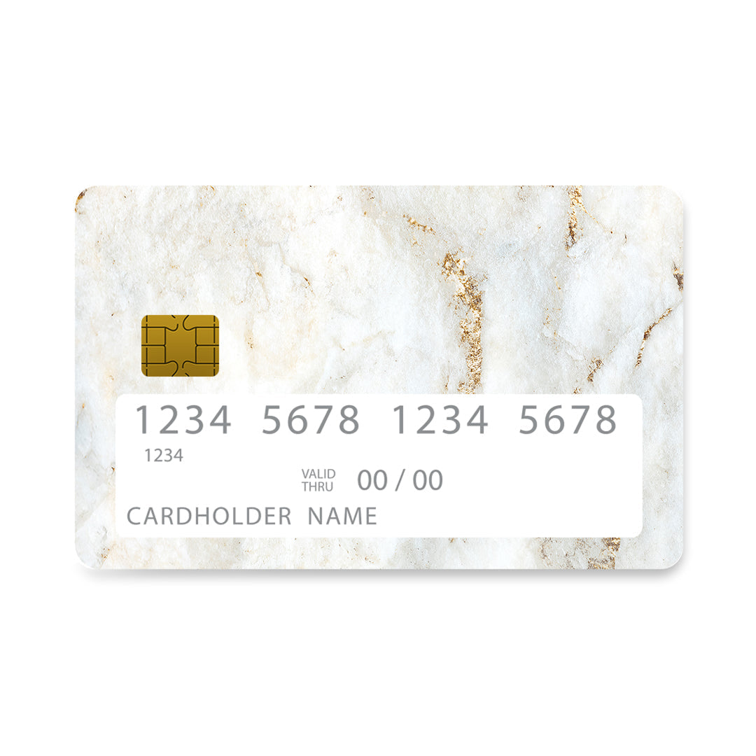 White Gold Marble - Επικάλυψη Κάρτας