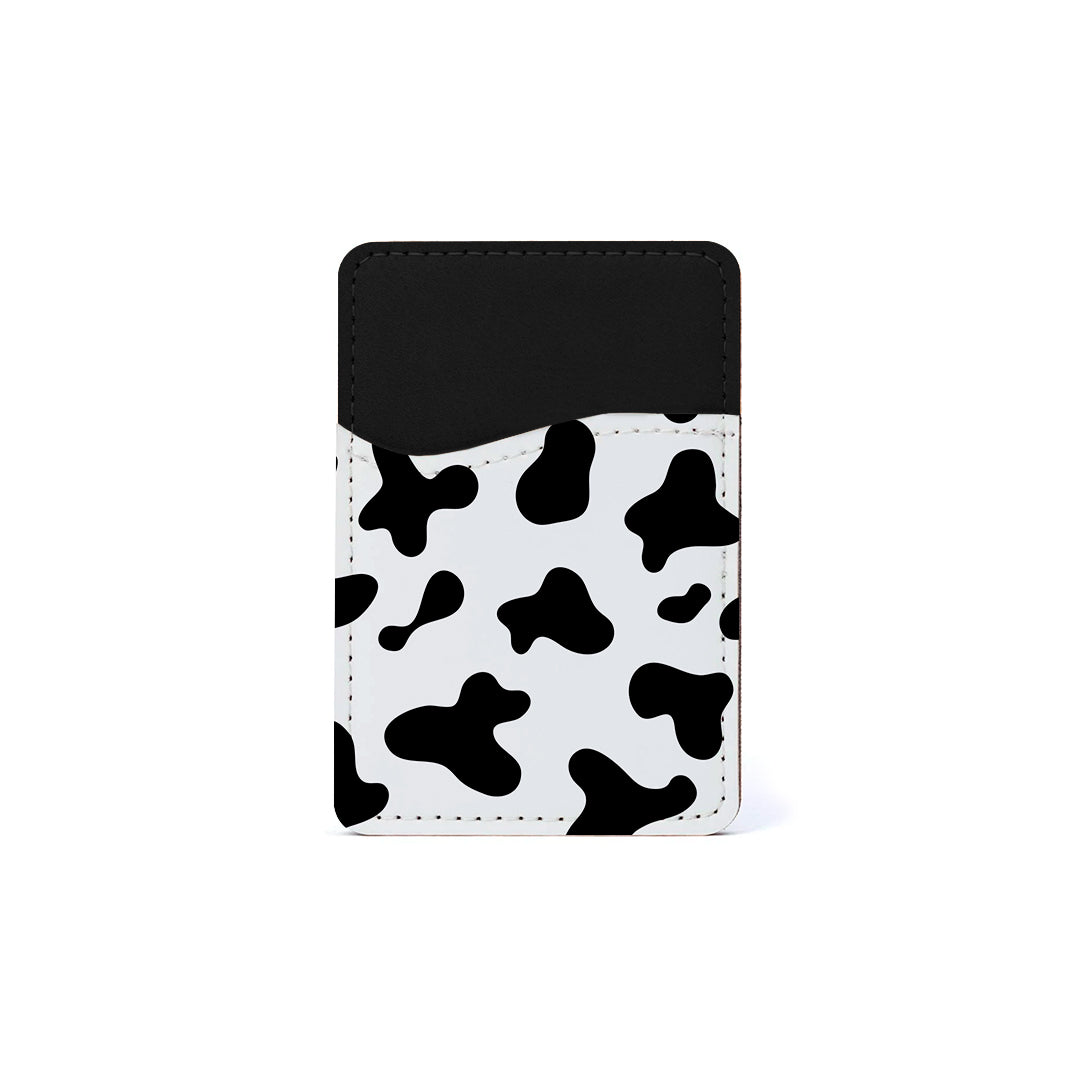 Αυτοκόλλητη Θήκη Καρτών με χρώμα Cow Print – Smartfits