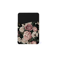 Thumbnail for Αυτοκόλλητη Θήκη Καρτών με χρώμα Flower Wild Roses – Smartfits