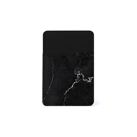 Αυτοκόλλητη Θήκη Καρτών με χρώμα Marble Black – Smartfits