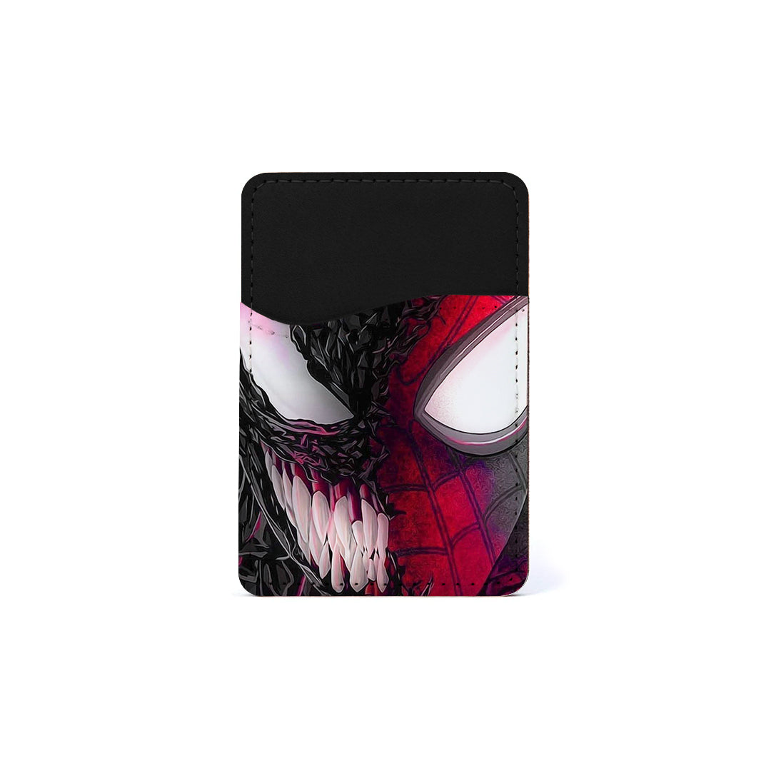 Αυτοκόλλητη Θήκη Καρτών με χρώμα PopArt SpiderVenom – Smartfits