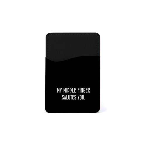 Αυτοκόλλητη Θήκη Καρτών με χρώμα Salute – Smartfits