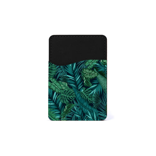 Αυτοκόλλητη Θήκη Καρτών με χρώμα Tropic Leaves – Smartfits