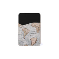 Thumbnail for Αυτοκόλλητη Θήκη Καρτών με χρώμα World Map – Smartfits