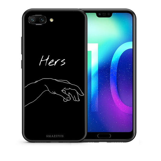 Θήκη Αγίου Βαλεντίνου Honor 10 Aeshetic Love 1 από τη Smartfits με σχέδιο στο πίσω μέρος και μαύρο περίβλημα | Honor 10 Aeshetic Love 1 case with colorful back and black bezels