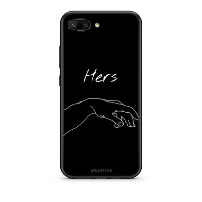 Honor 10 Aeshetic Love 1 Θήκη Αγίου Βαλεντίνου από τη Smartfits με σχέδιο στο πίσω μέρος και μαύρο περίβλημα | Smartphone case with colorful back and black bezels by Smartfits