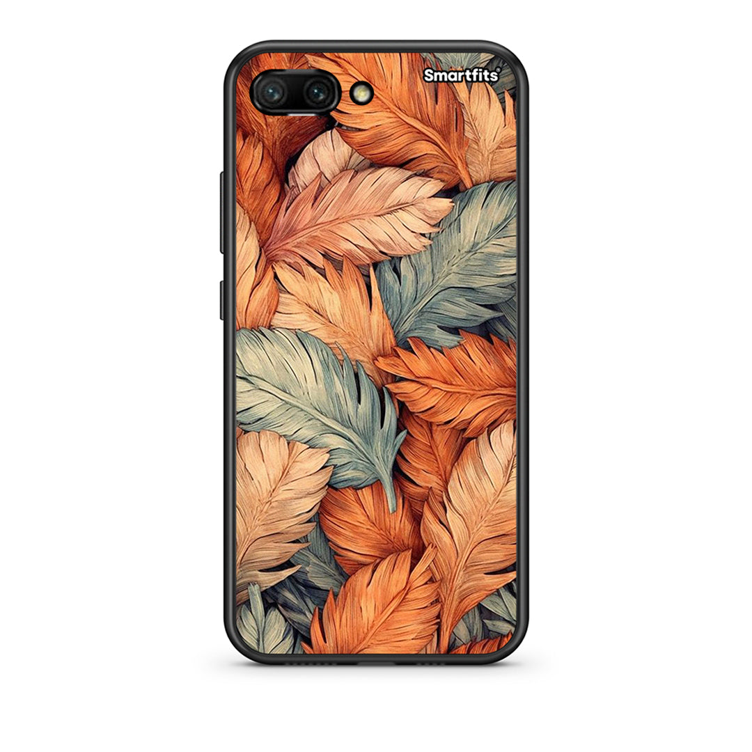 Honor 10 Autumn Leaves Θήκη από τη Smartfits με σχέδιο στο πίσω μέρος και μαύρο περίβλημα | Smartphone case with colorful back and black bezels by Smartfits