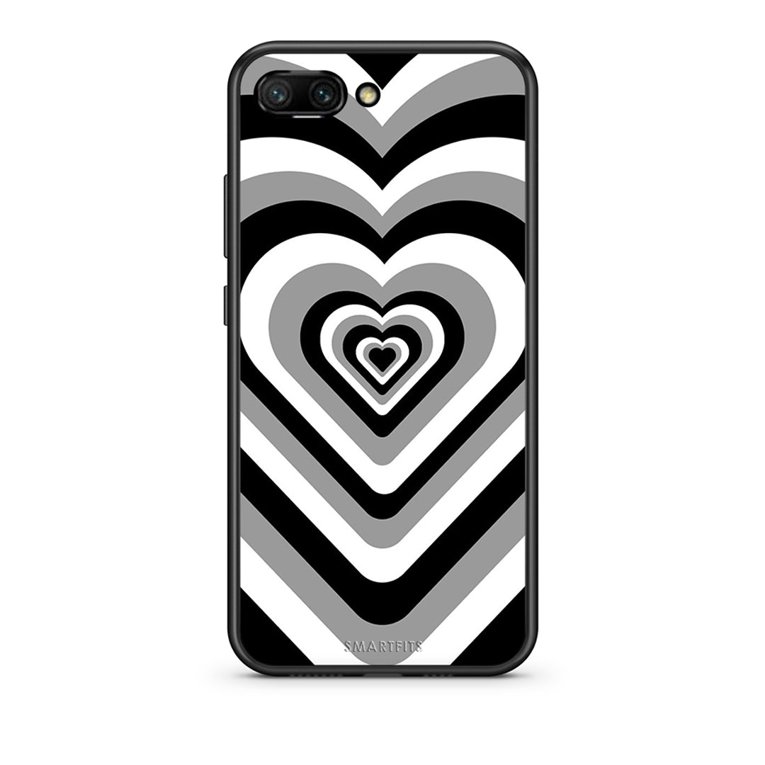 Honor 10 Black Hearts θήκη από τη Smartfits με σχέδιο στο πίσω μέρος και μαύρο περίβλημα | Smartphone case with colorful back and black bezels by Smartfits