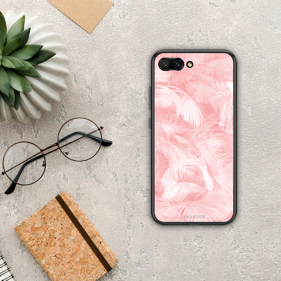 Boho Pink Feather - Honor 10 θήκη