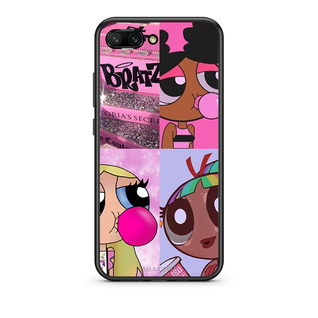 Honor 10 Bubble Girls Θήκη Αγίου Βαλεντίνου από τη Smartfits με σχέδιο στο πίσω μέρος και μαύρο περίβλημα | Smartphone case with colorful back and black bezels by Smartfits