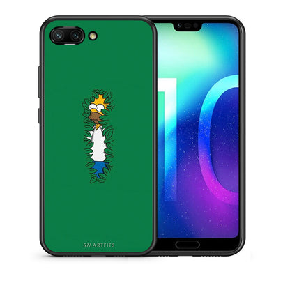 Θήκη Αγίου Βαλεντίνου Honor 10 Bush Man από τη Smartfits με σχέδιο στο πίσω μέρος και μαύρο περίβλημα | Honor 10 Bush Man case with colorful back and black bezels