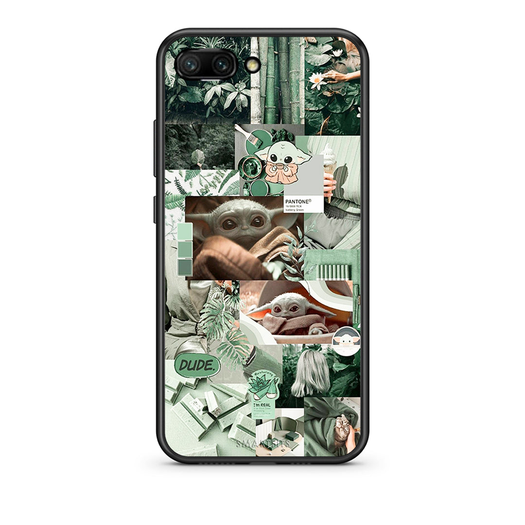Honor 10 Collage Dude Θήκη Αγίου Βαλεντίνου από τη Smartfits με σχέδιο στο πίσω μέρος και μαύρο περίβλημα | Smartphone case with colorful back and black bezels by Smartfits