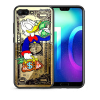 Thumbnail for Θήκη Honor 10 Duck Money από τη Smartfits με σχέδιο στο πίσω μέρος και μαύρο περίβλημα | Honor 10 Duck Money case with colorful back and black bezels