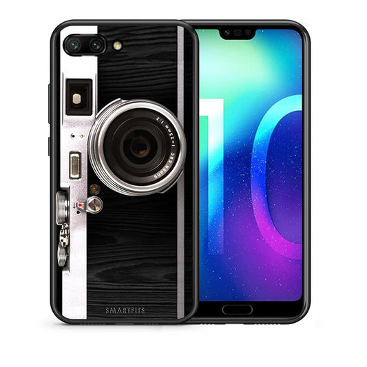 Θήκη Honor 10 Emily In Paris από τη Smartfits με σχέδιο στο πίσω μέρος και μαύρο περίβλημα | Honor 10 Emily In Paris case with colorful back and black bezels