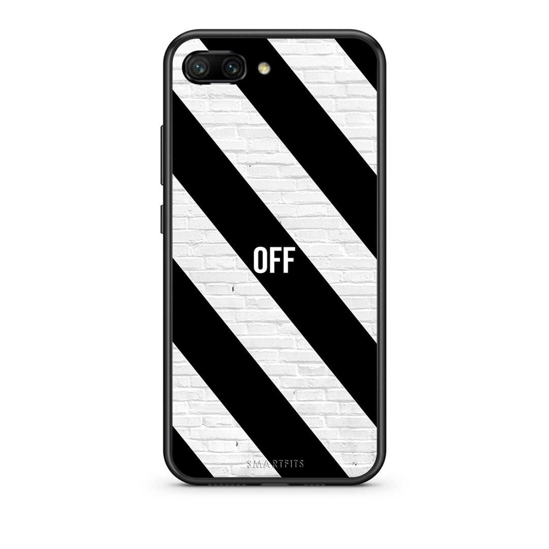 Honor 10 Get Off θήκη από τη Smartfits με σχέδιο στο πίσω μέρος και μαύρο περίβλημα | Smartphone case with colorful back and black bezels by Smartfits
