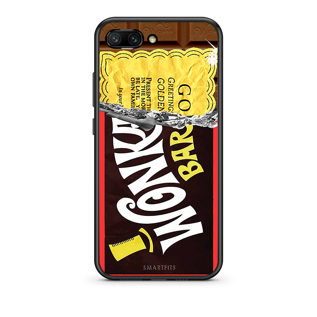 Honor 10 Golden Ticket θήκη από τη Smartfits με σχέδιο στο πίσω μέρος και μαύρο περίβλημα | Smartphone case with colorful back and black bezels by Smartfits