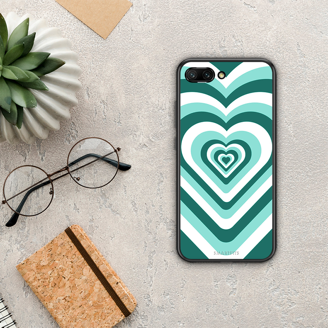 Green Hearts - Honor 10 θήκη