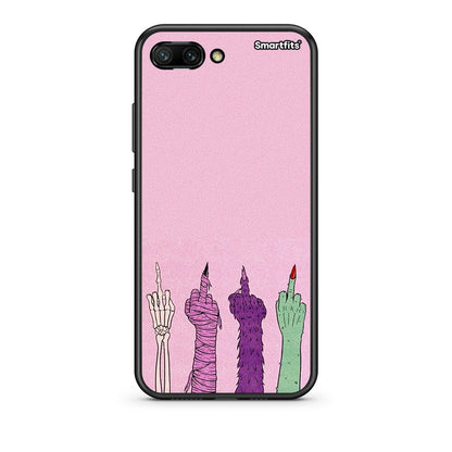 Honor 10 Halloween Be A Lady Θήκη από τη Smartfits με σχέδιο στο πίσω μέρος και μαύρο περίβλημα | Smartphone case with colorful back and black bezels by Smartfits