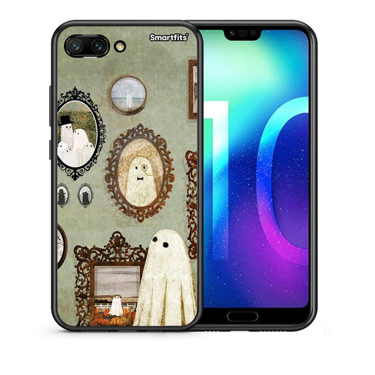 Θήκη Honor 10 Halloween Ghost Season από τη Smartfits με σχέδιο στο πίσω μέρος και μαύρο περίβλημα | Honor 10 Halloween Ghost Season case with colorful back and black bezels