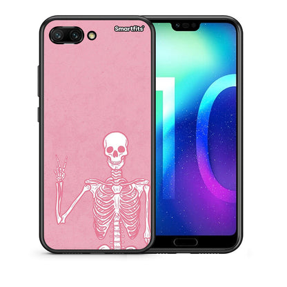 Θήκη Honor 10 Halloween Motivation από τη Smartfits με σχέδιο στο πίσω μέρος και μαύρο περίβλημα | Honor 10 Halloween Motivation case with colorful back and black bezels