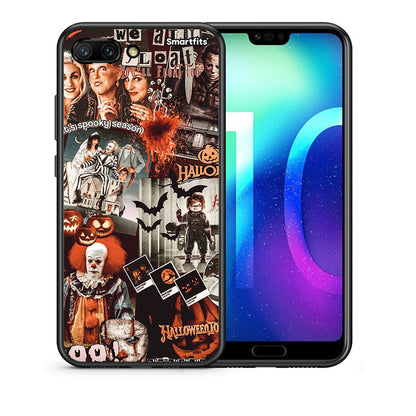 Θήκη Honor 10 Halloween Spooky Season από τη Smartfits με σχέδιο στο πίσω μέρος και μαύρο περίβλημα | Honor 10 Halloween Spooky Season case with colorful back and black bezels