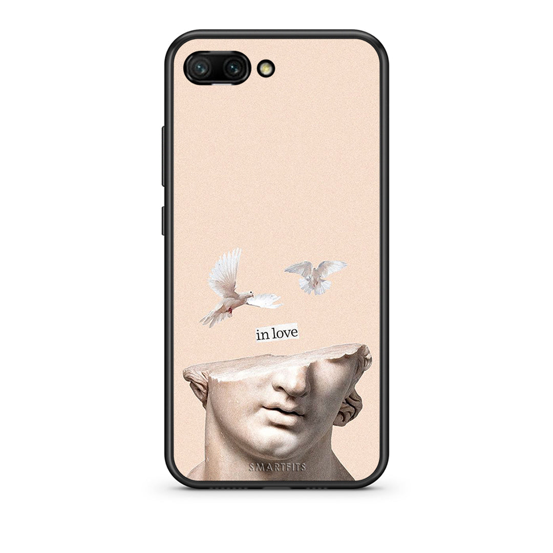 Honor 10 In Love θήκη από τη Smartfits με σχέδιο στο πίσω μέρος και μαύρο περίβλημα | Smartphone case with colorful back and black bezels by Smartfits