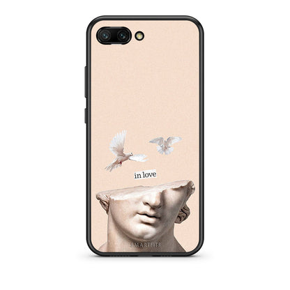 Honor 10 In Love θήκη από τη Smartfits με σχέδιο στο πίσω μέρος και μαύρο περίβλημα | Smartphone case with colorful back and black bezels by Smartfits